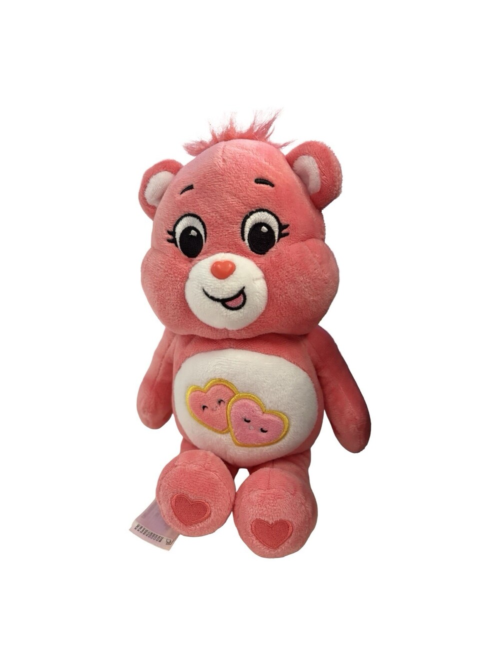 Care Bears Love a Lot Bear Plush Stuffed Toy Pink 8" Basic Fun 2024